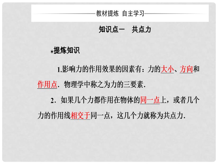 高中物理 第三章 研究物体间的相互作用 第三节 力的等效和替代课件 粤教版必修1_第4页