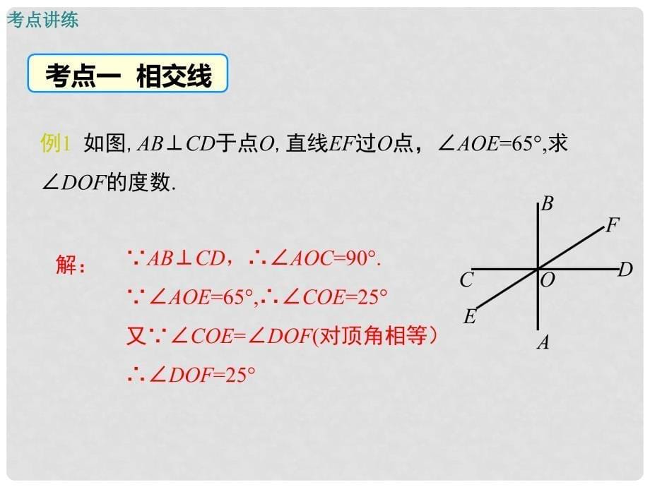 七年级数学下册 4 相交线与平行线小结与复习教学课件 （新版）湘教版_第5页