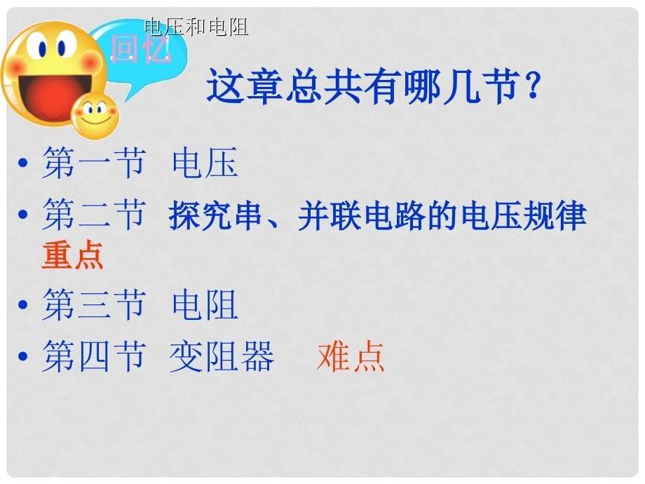 宁夏银川贺兰县第四中学九年级物理全册《电压与电阻》总复习课件 新人教版_第5页