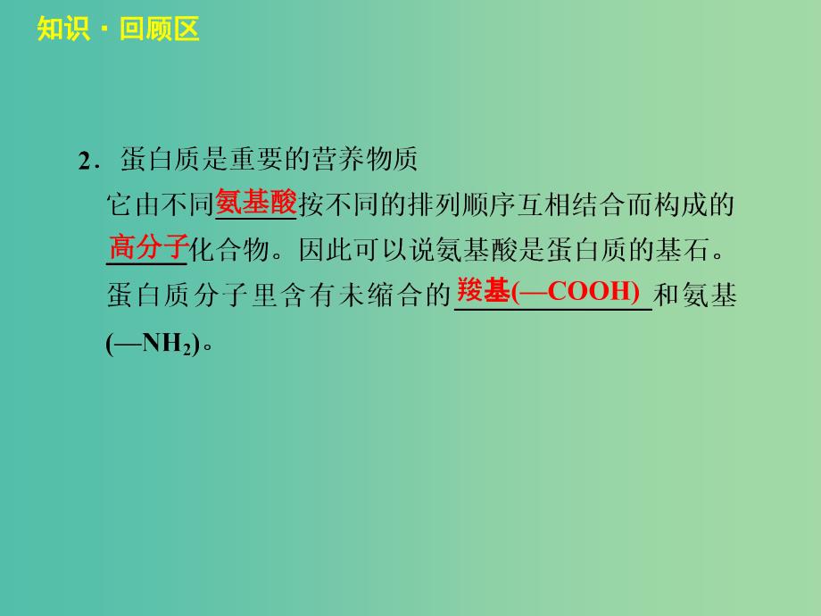 高中化学 专题4.3.1 蛋白质和核酸（1）课件 新人教版选修5.ppt_第3页