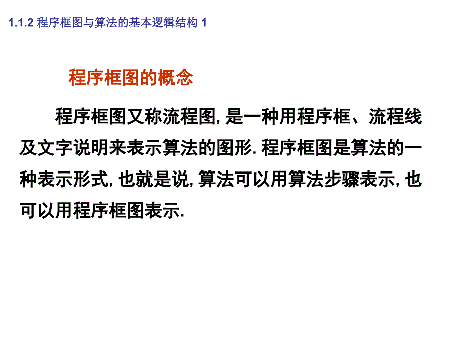 112程序框图与算法的基本逻辑结构1_第3页