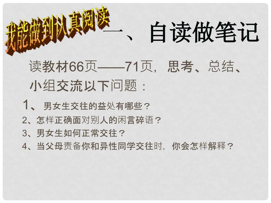 河南省偃师市府店镇第三初级中学八年级政治上册 第六课《青相册》（第三课时）课件 人民版_第3页