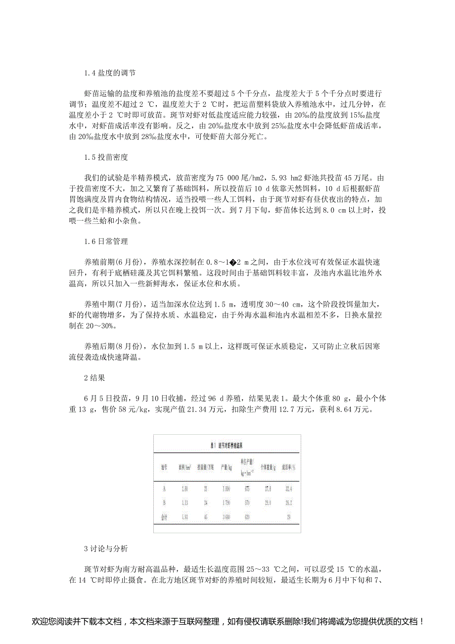 北方地区养殖斑节对虾技术探讨064943_第2页