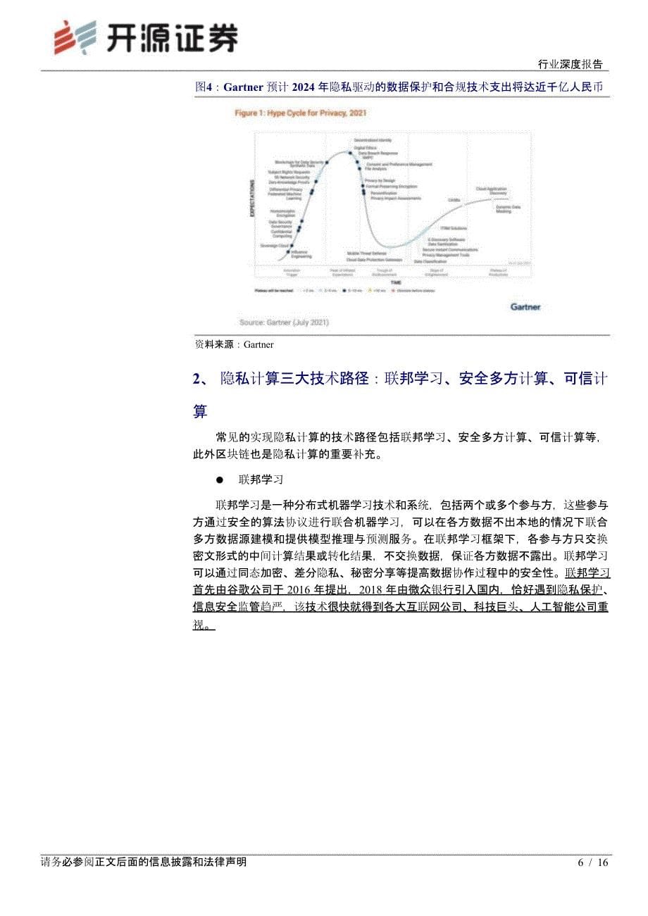 隐私计算行业报告：联邦学习、安全多方计算、可信计算_第5页