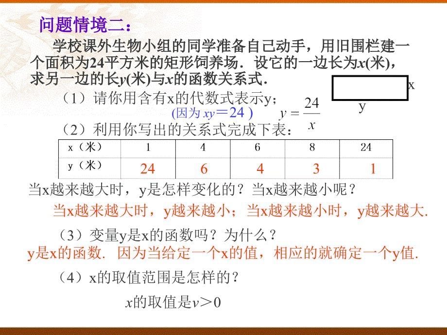 167;18.4反比例函数PPT第一课时_第5页