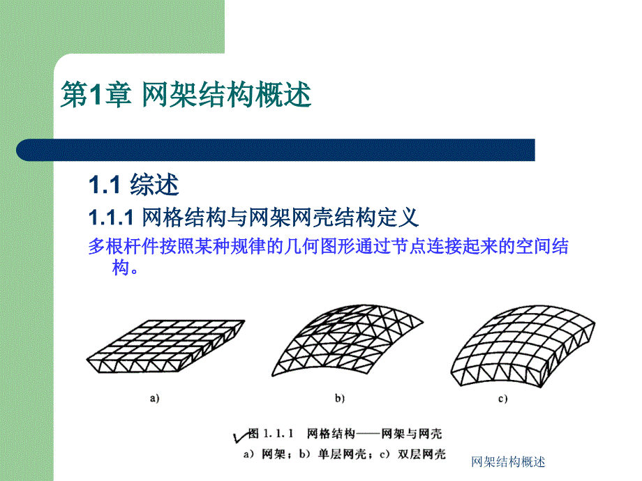 网架结构概述课件_第1页