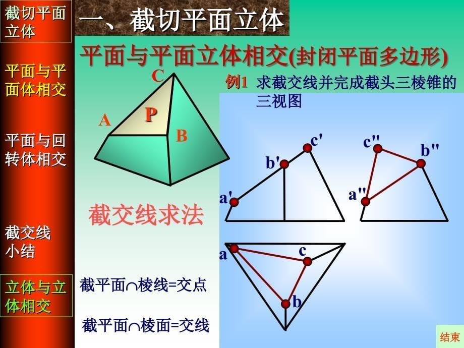 工程图学：第三章 立体的截切和相关贯_第5页