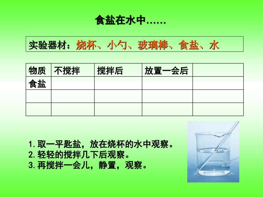 四年级科学上册《水能溶解一些物质》PPT课件之三_第4页