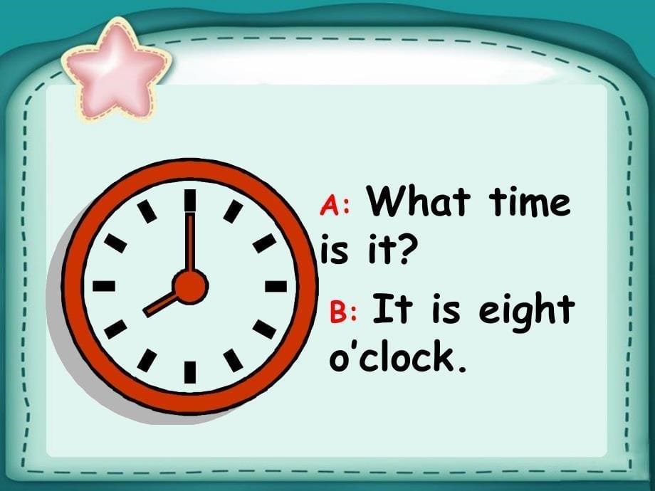 三年级下册英语课件Unit 3 My Day Lesson 13 What Time Is It 2｜冀教版一起(共19张PPT)教学文档_第5页