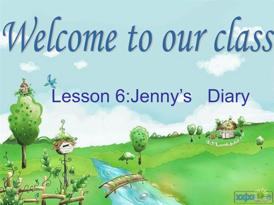 新冀教版七年级下册Lesson6__Jenny&#39;s___Diary_第1页