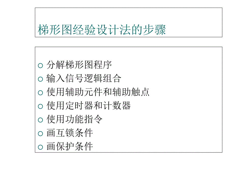 ch4梯形图经验设计法ppt课件_第4页