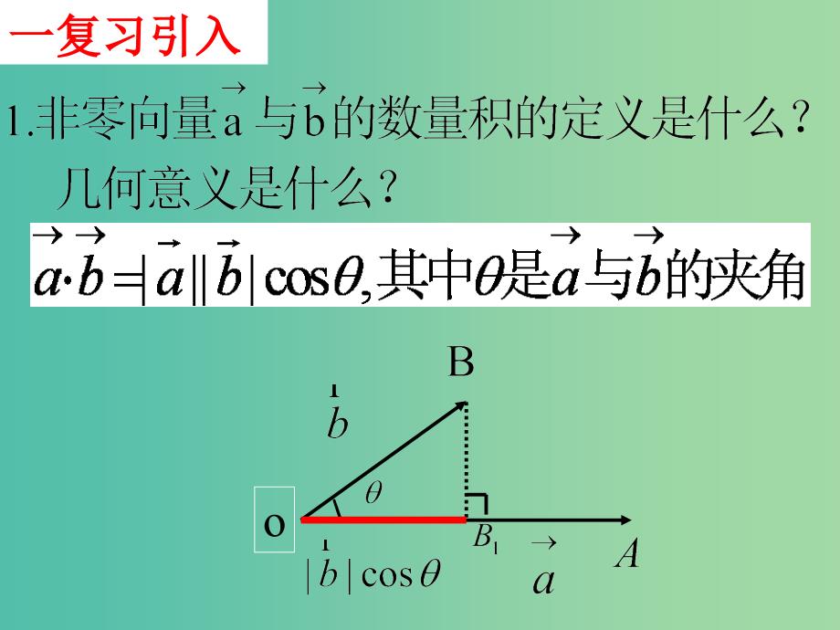 高中数学 2.4平面向量数量积课件 新人教版必修4.ppt_第2页