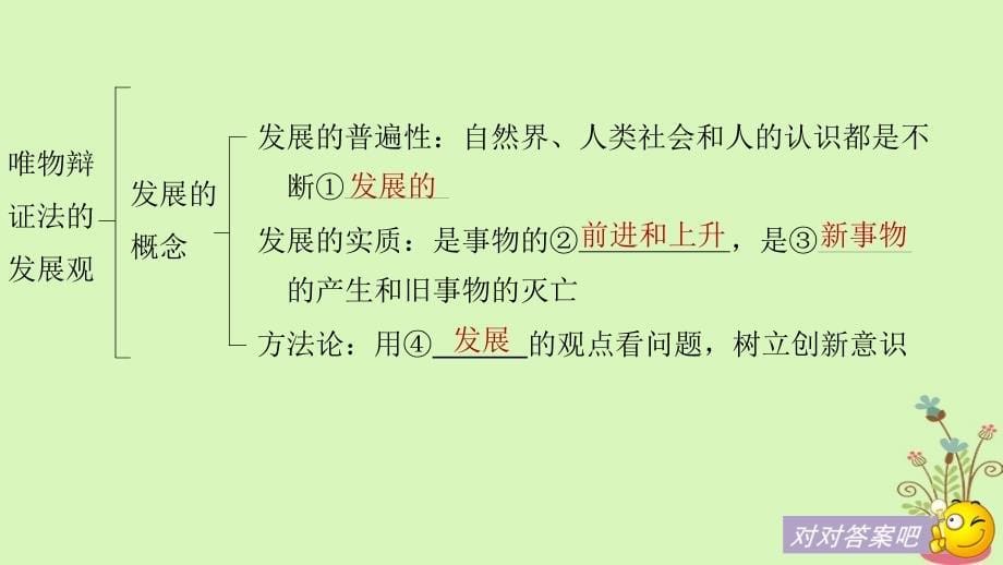 高考政治一轮复习第十四单元思想方法与创新意识第36课唯物辩证法的发展观课件新人教版必修_第5页