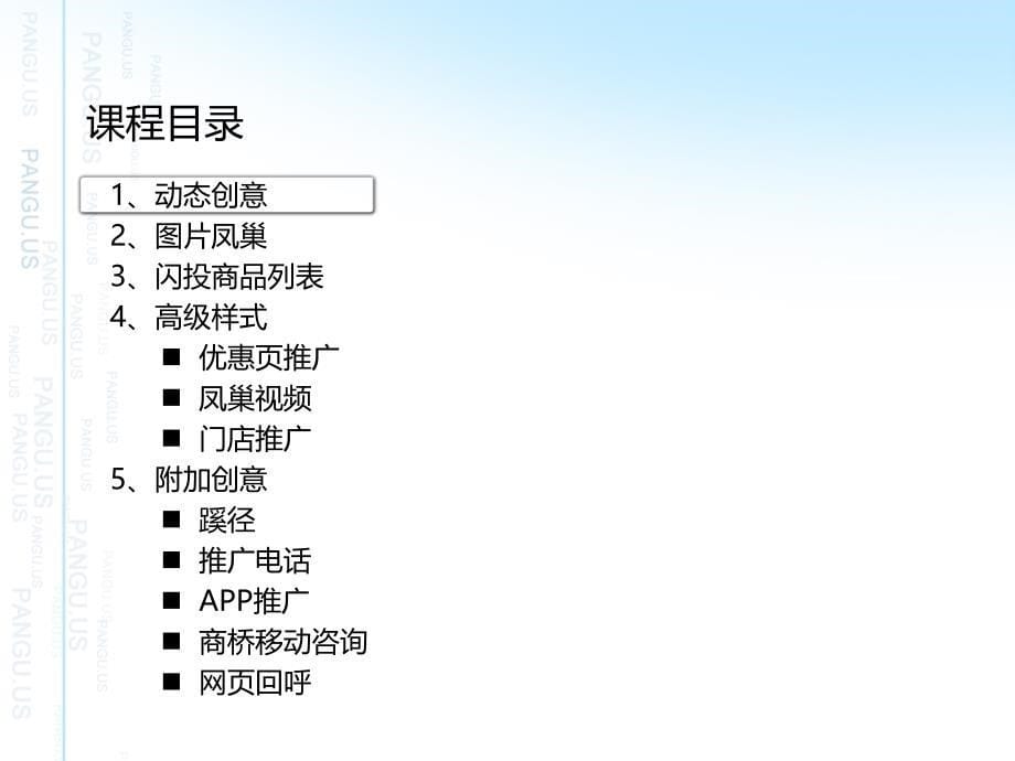 15盘古大学搜索推广特殊样式知识_第5页