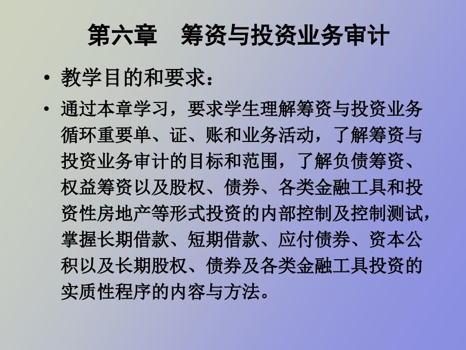 筹资与投资业务审计_第2页