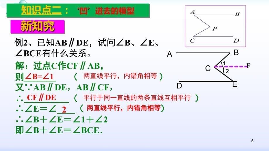 平行线中的拐点问题ppt课件_第5页