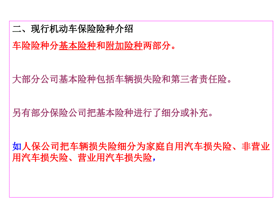 汽车保险与理赔第3章 汽车保险产品_第4页