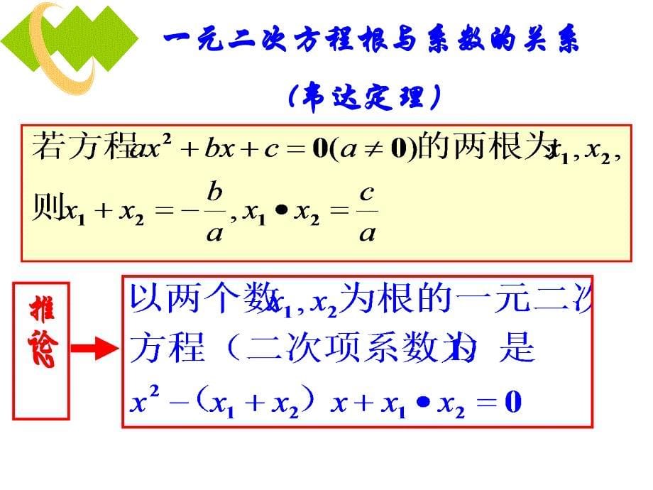 一元二次方程根与系数关系01[1]_第5页