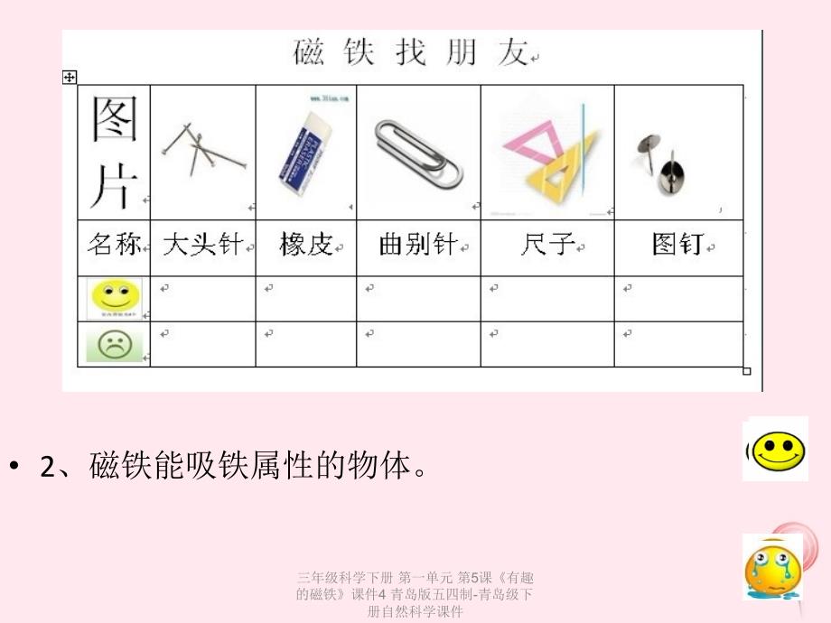 最新三年级科学下册第一单元第5课有趣的磁铁课件4_第4页