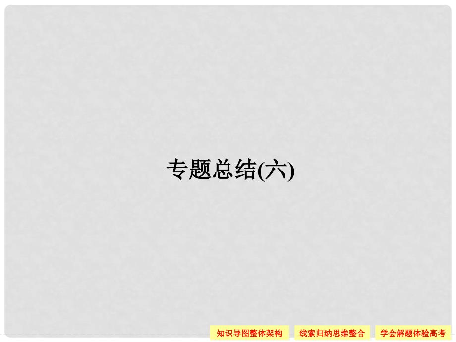 高中历史 专题六 杰出的中外科学家专题总结课件 人民版选修4_第1页