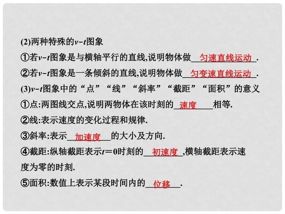 高考物理大一轮精讲（夯实必备知识+精研疑难要点+提升学科素养）1.3 运动图象 追及与相遇问题课件_第5页