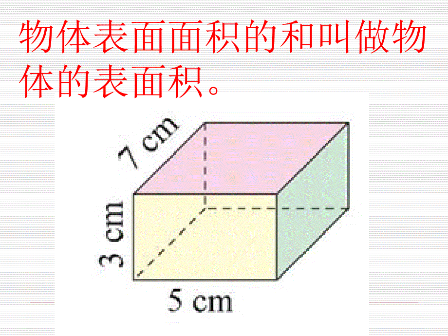 新北师大版小学五年级下册数学课件：第2单元 长方体的表面积2_第4页