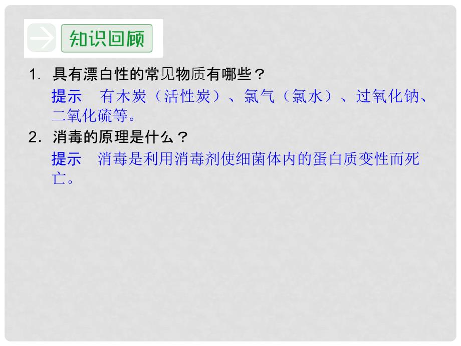 高中化学 52 怎样科学使用卫生清洁用品同步课件 鲁科版选修1_第2页