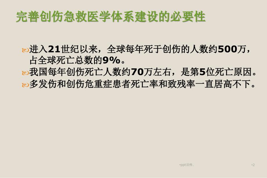 创伤急救体系的建立与实施ppt课件_第2页