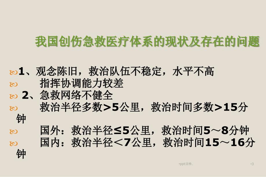 创伤急救体系的建立与实施ppt课件_第3页