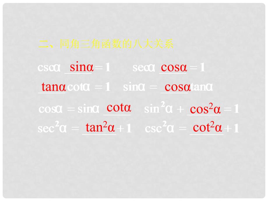 高一数学（全套）课件（精品）新人教版必修4三角函数复习课_第4页