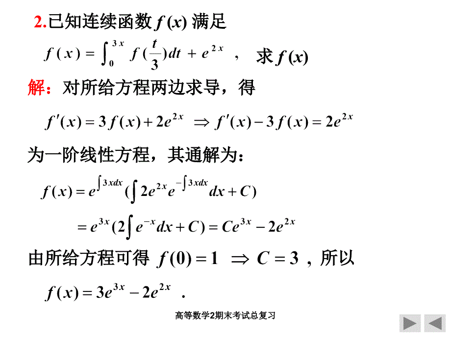 高等数学2期末考试总复习课件_第3页