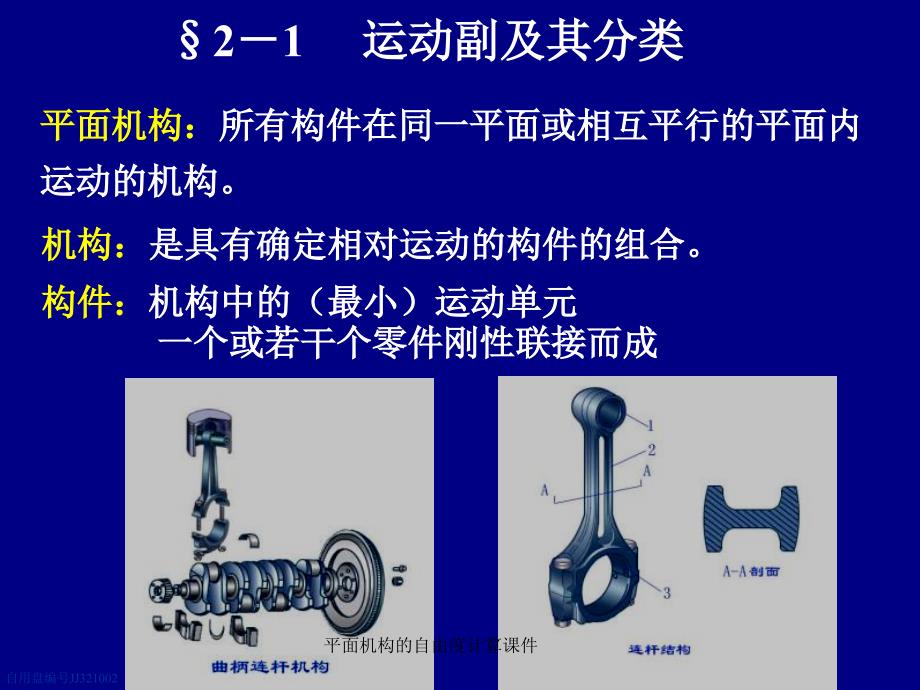 平面机构的自由度计算课件_第2页