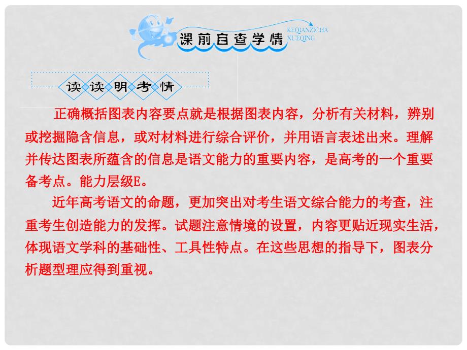 高考语文一轮复习 图文转换及其他新题型全套解析课件 新人教版_第2页