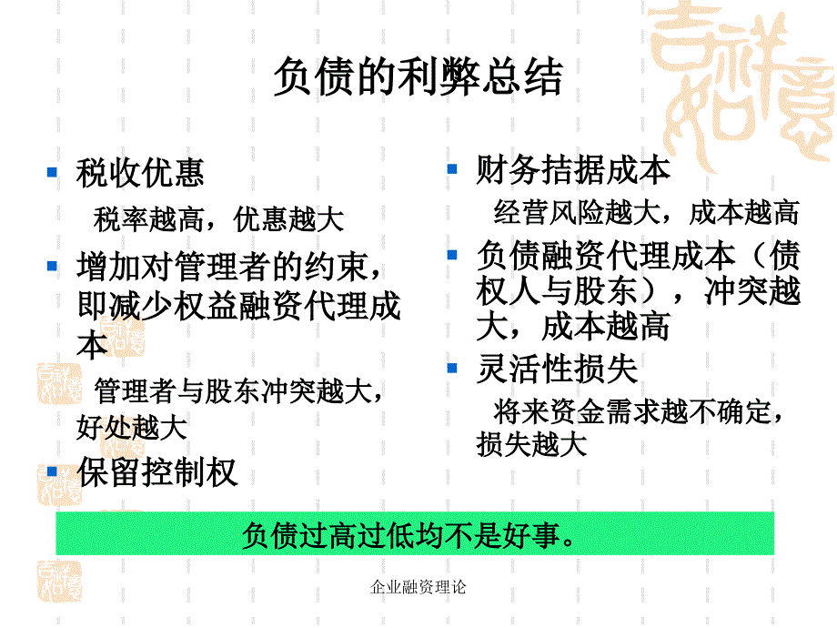 企业融资理论课件_第4页