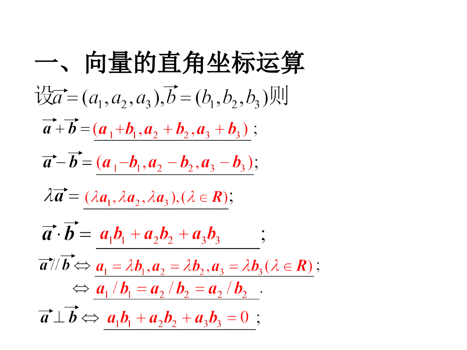 315空间向量运算的坐标表示_第2页