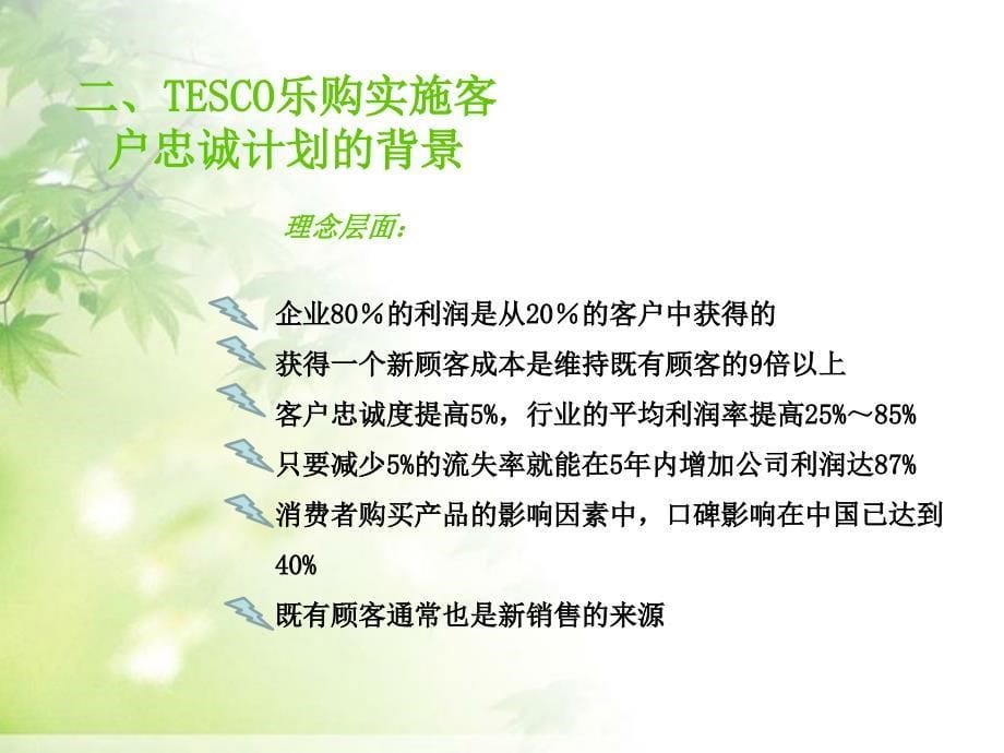 TESCO客户忠诚计划_第5页