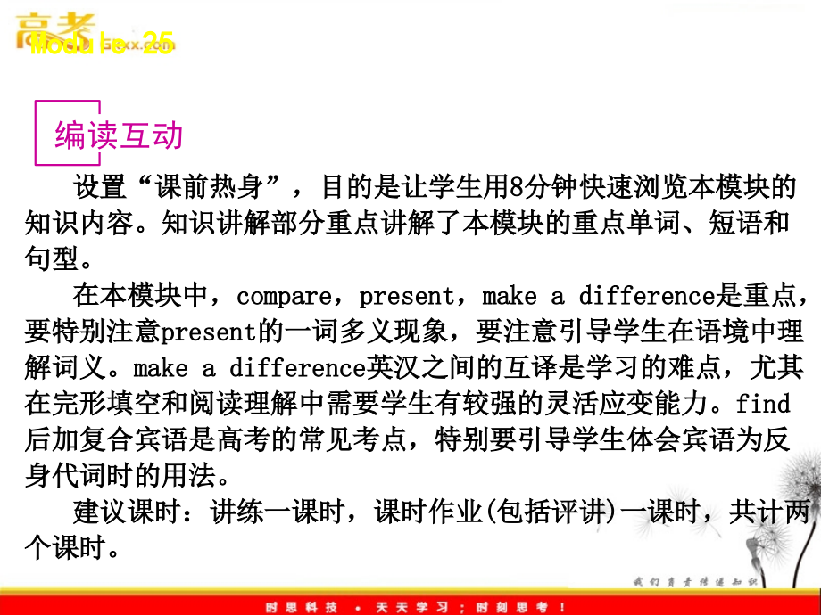 2012年高考英语专题复习高效提分必备（外研版必修5）_第3页