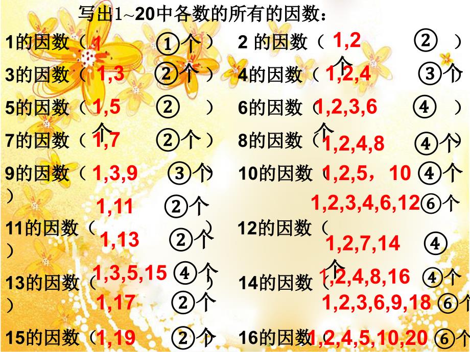 辛店实验学校五年级数学下册质数和合数精品教育_第3页