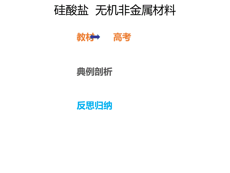 高三化学一轮复习专题4.1.2硅酸盐无机非金属材料.pptx课件_第1页