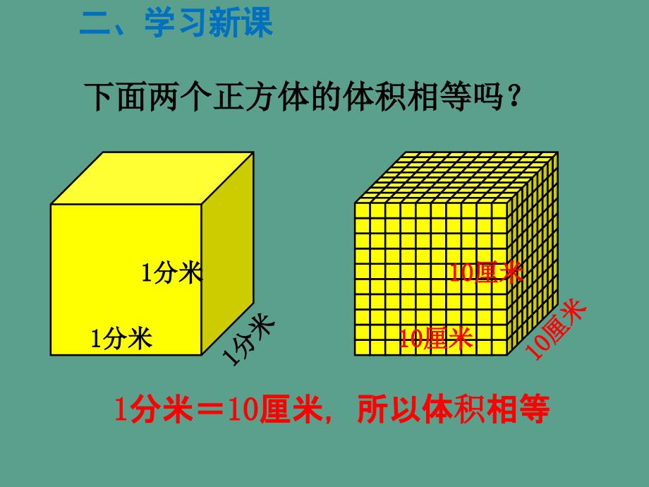 六年级上册数学第1单元第12课时相邻体积单位间的进率苏教版ppt课件_第3页