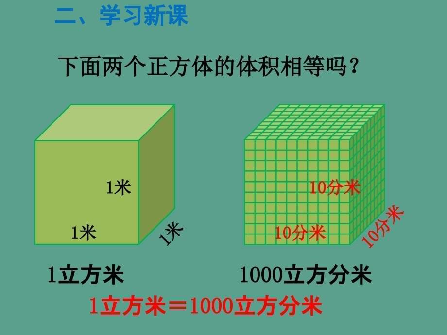 六年级上册数学第1单元第12课时相邻体积单位间的进率苏教版ppt课件_第5页