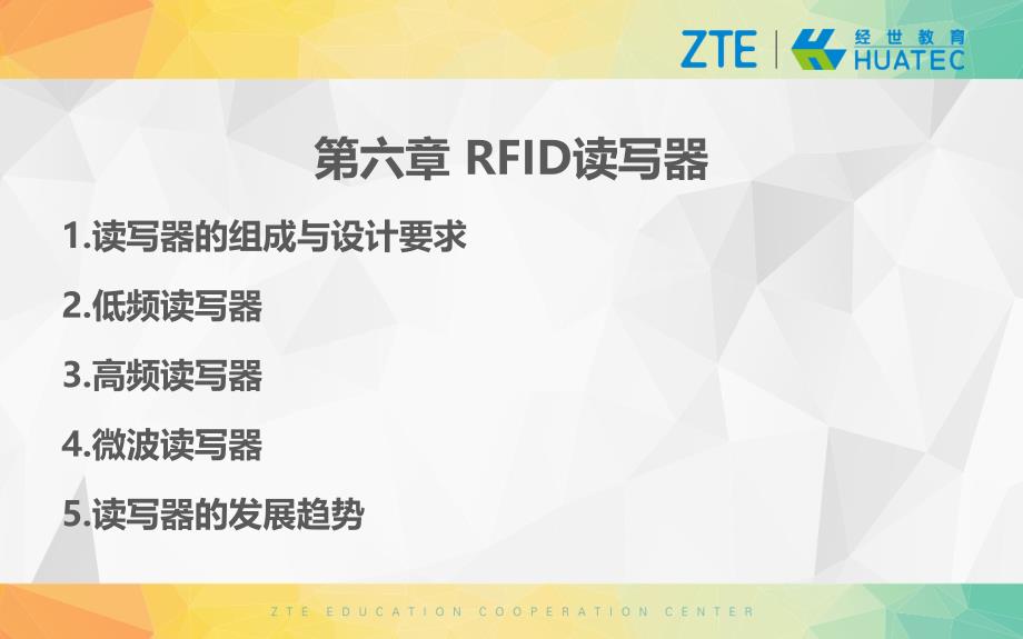 射频识别课件：第六章 RFID读写器_第1页