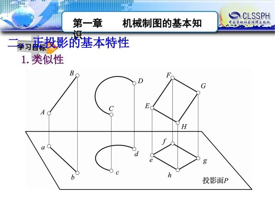 机械制图知识PPT电子课件教案第三章点直线和平面投影_第5页