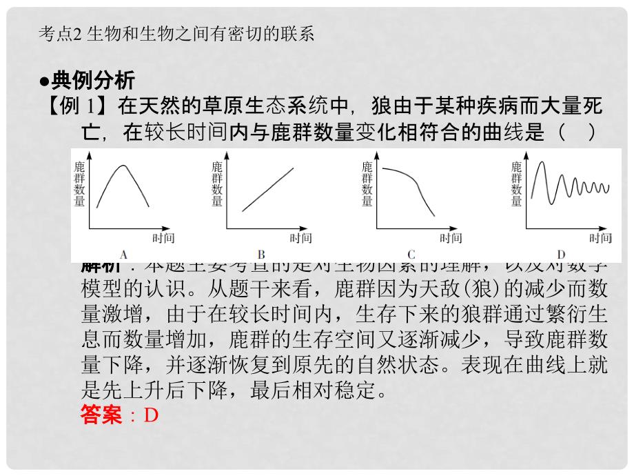 广东省中考生物 第二章 考点2 生物和生物之间有密切的联系复习课件_第3页