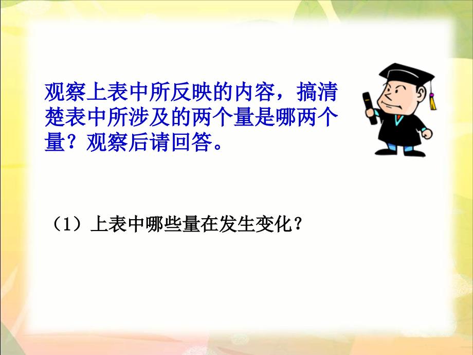 (北师大版)六年级下册数学课件_变化的量[1]_第4页