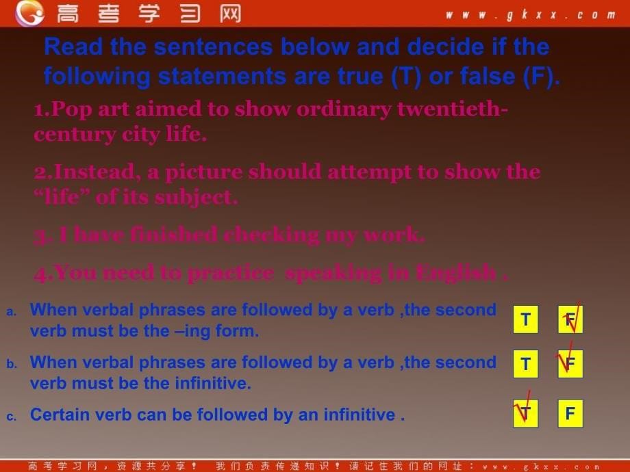 高二英语备课《Module 4 Fine Arts—Western Chinese and Pop Arts》Grammar课件_第5页