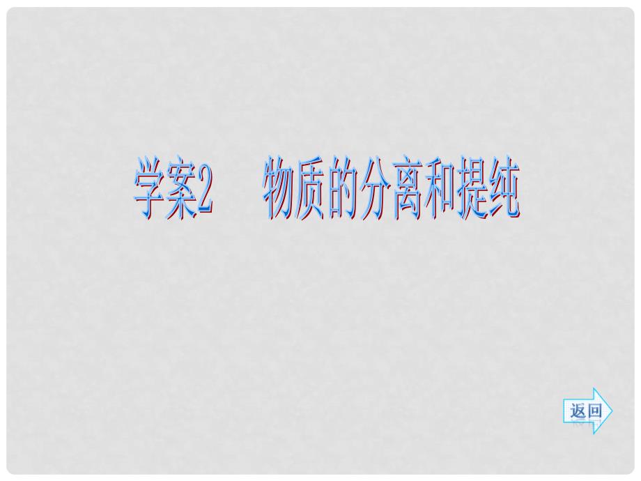 高中化学 第一章 从实验学化学 第一节 化学实验基本方法 物质的分离和提纯学案课件 新人教版必修1_第1页