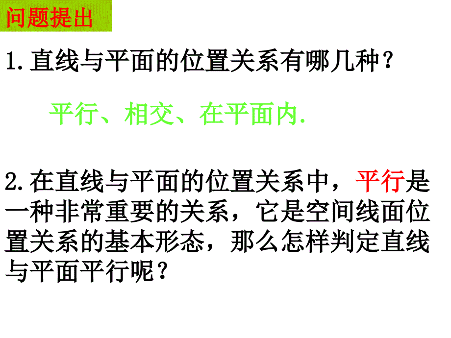 221直线与平面平行的判定_第2页