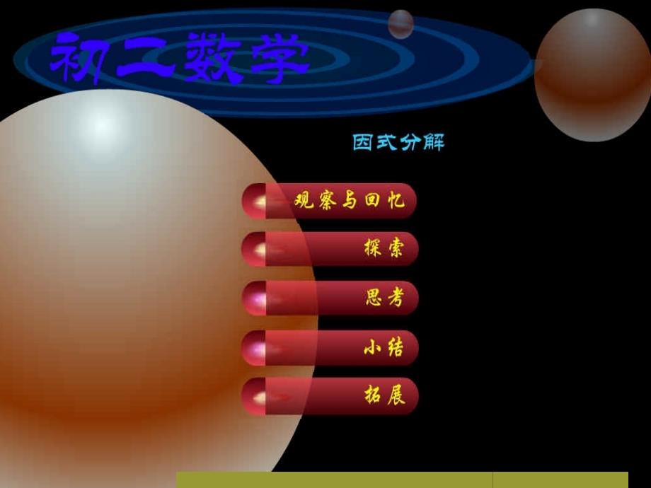 初中数学八年级下册《分解因式》.ppt_第1页