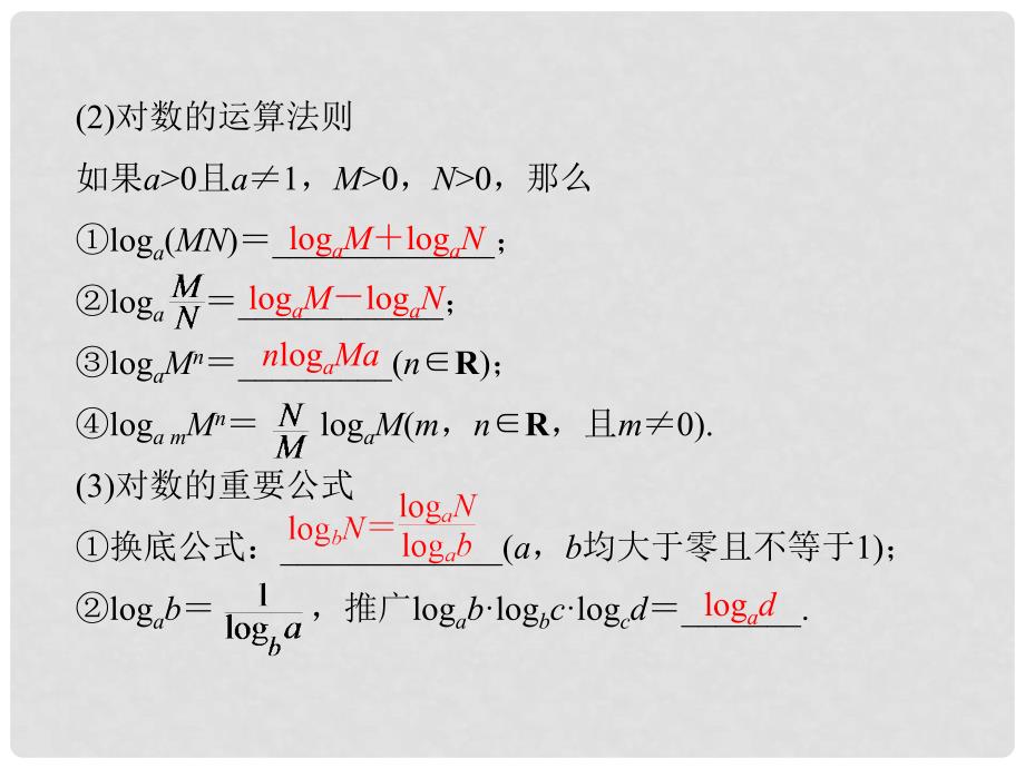 高考数学大一轮复习 第二章 函数概念与基本初等函数I 第6讲 对数与对数函数课件 文 新人教版_第4页